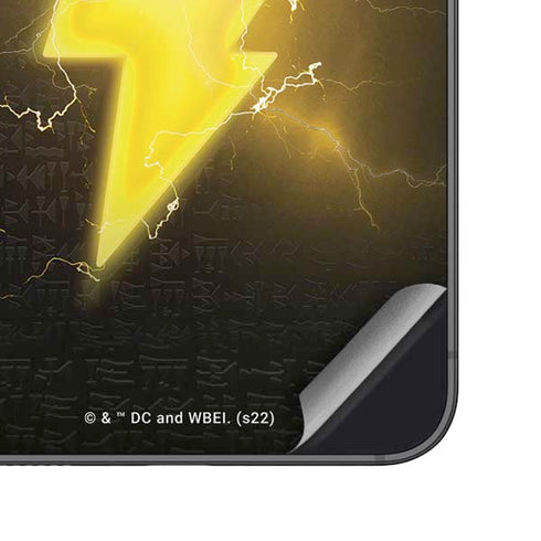 DC Comics Black Adam Lightning Bolt Galaxy S25 Skin